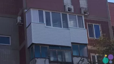 крыша с обшивкой потолка на балконе