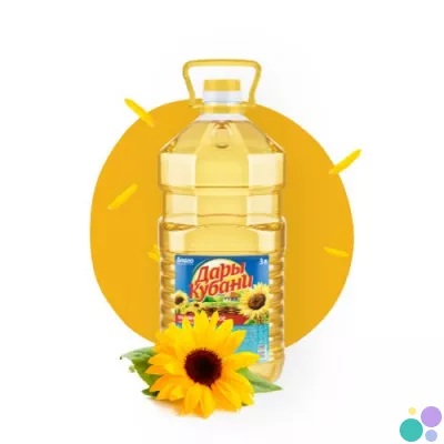 Масло подсолнечное ТМ Дары Кубани