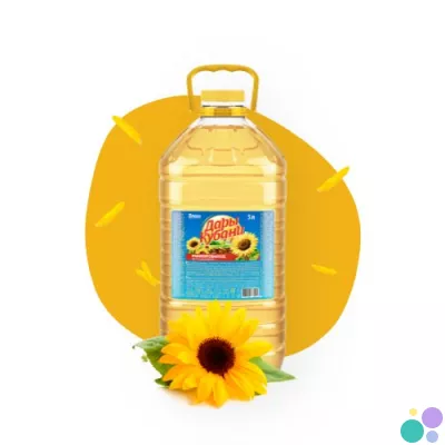 Масло подсолнечное ТМ Дары Кубани