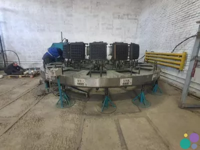 Вибропресс SAGAMA TORO для производства плитки. Отличное состояние!