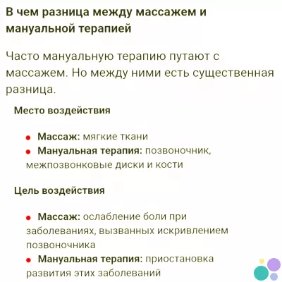 Мануальная терапия, мануальный терапевт, мануалист