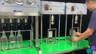 Аппарат розлива пива в PET 1.5L и укупорка