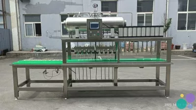 Аппарат розлива пива в стеклянные бутылки