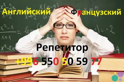 Репетитор, учитель преподаватель по английскому и французскому языкам