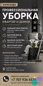 ПРОФЕССИОНАЛЬНАЯ УБОРКА КВАРТИР И ДОМОВ ПО ДОСТУПНЫМ ЦЕНАМ.
