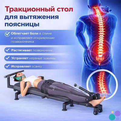 Вытяжка позвоночника БЕЗ БОЛИ | Алматы | 6000тг