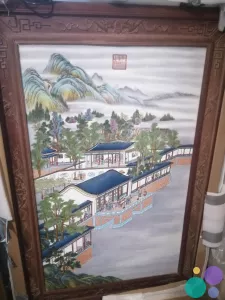 Китайские керамические картины (пласты)