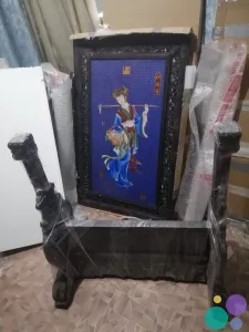Китайские керамические картины (пласты)